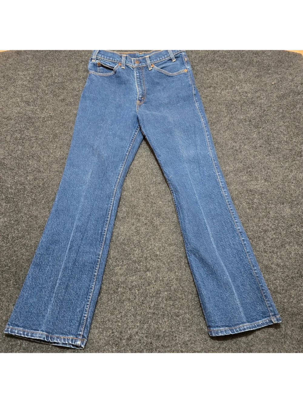 Vintage 1986 Levi’s 517 Maroon Tab Jeans 32x30 Stretch Bootcut USA Side Tag Rare